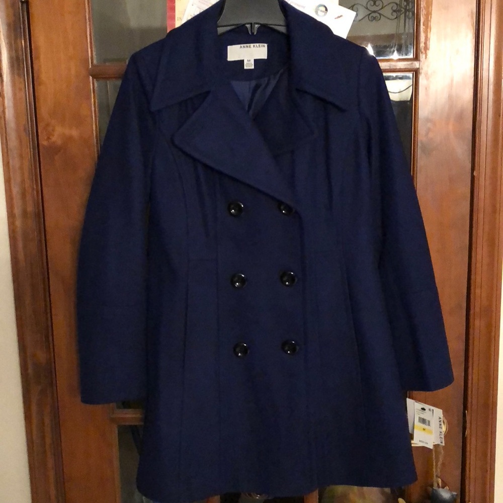 Anne Klein: Blue winter coat
